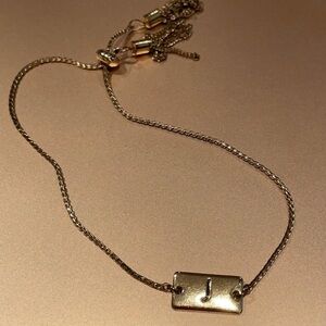 Initial “j” Bolo bracelet